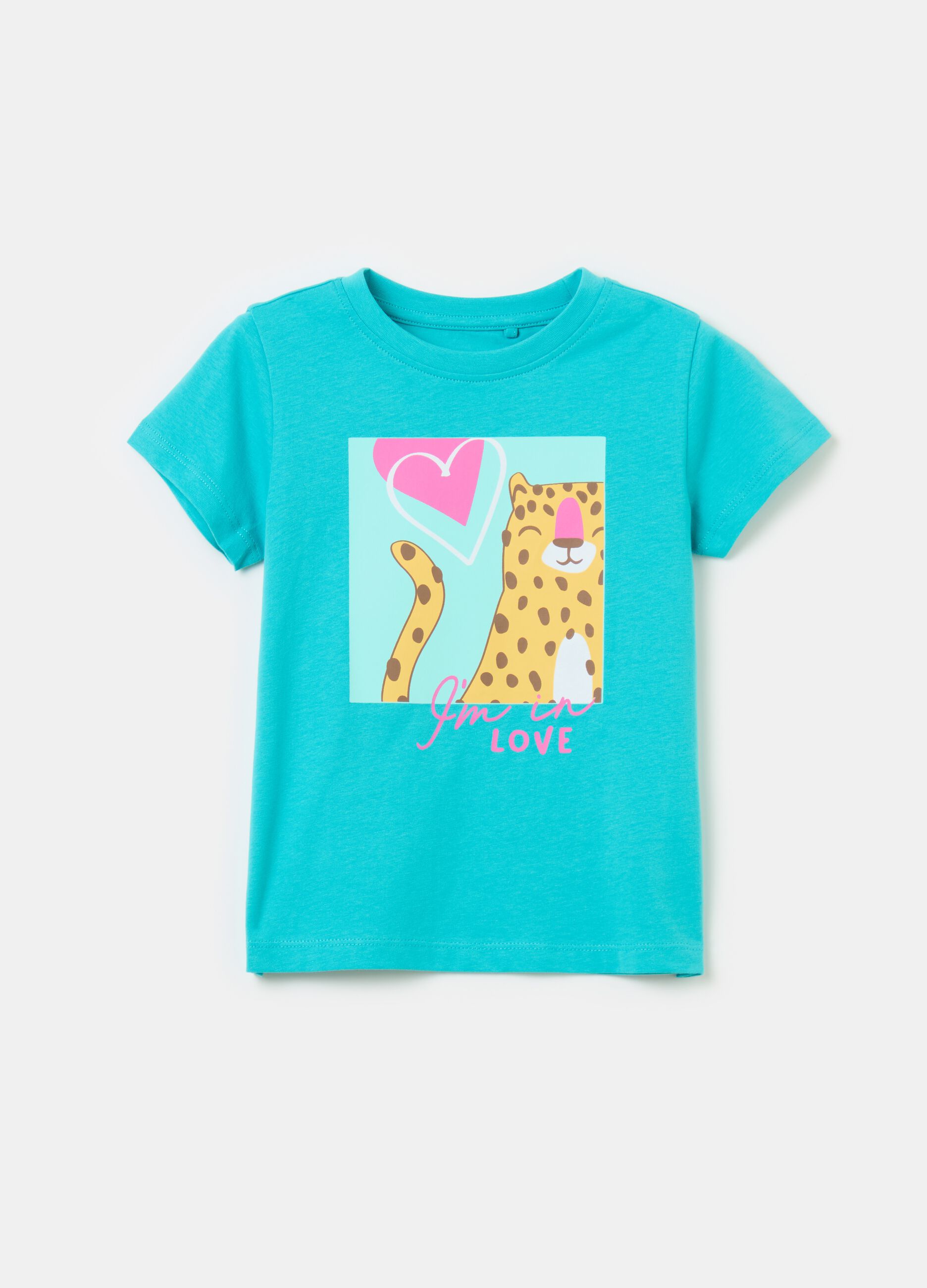 T-shirt in cotone bio con stampa