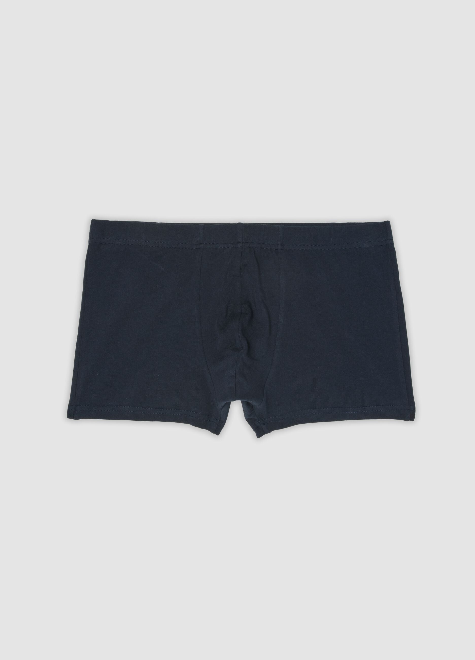 Blue organic cotton boxers