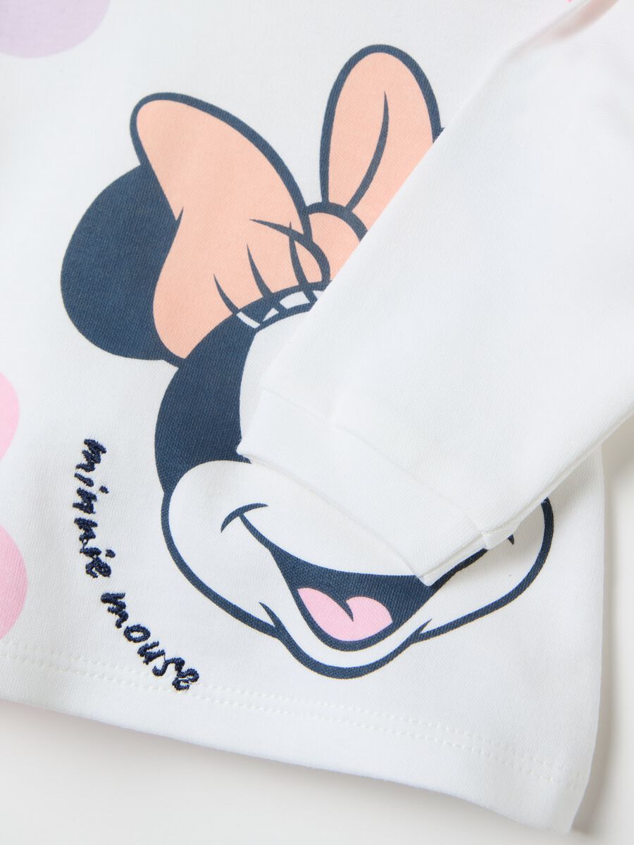 Long-sleeved T-shirt with Minnie Mouse and flower print_2