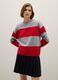 Grey and Red Striped Jumper_2