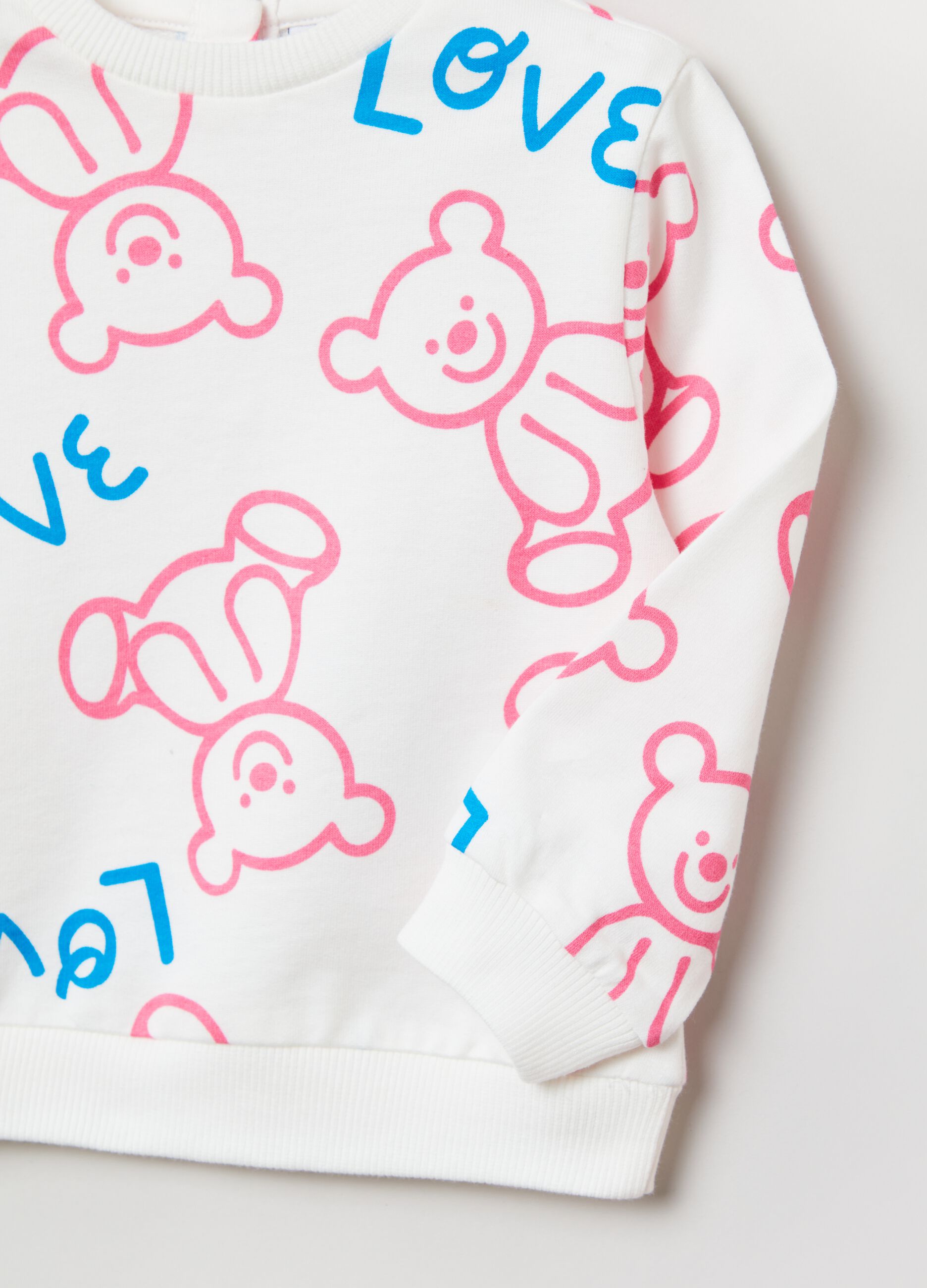 Jogging set in cotone con stampa _2