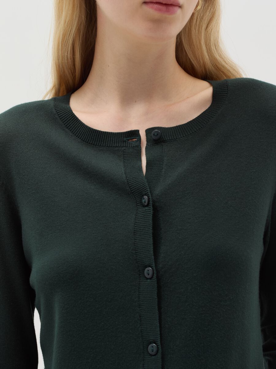 Cardigan con scollo rotondo_3