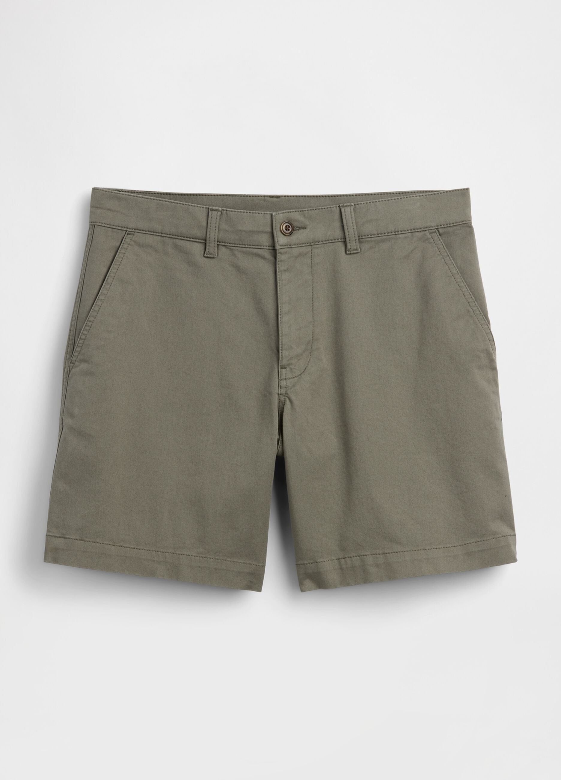 Stretch cotton shorts