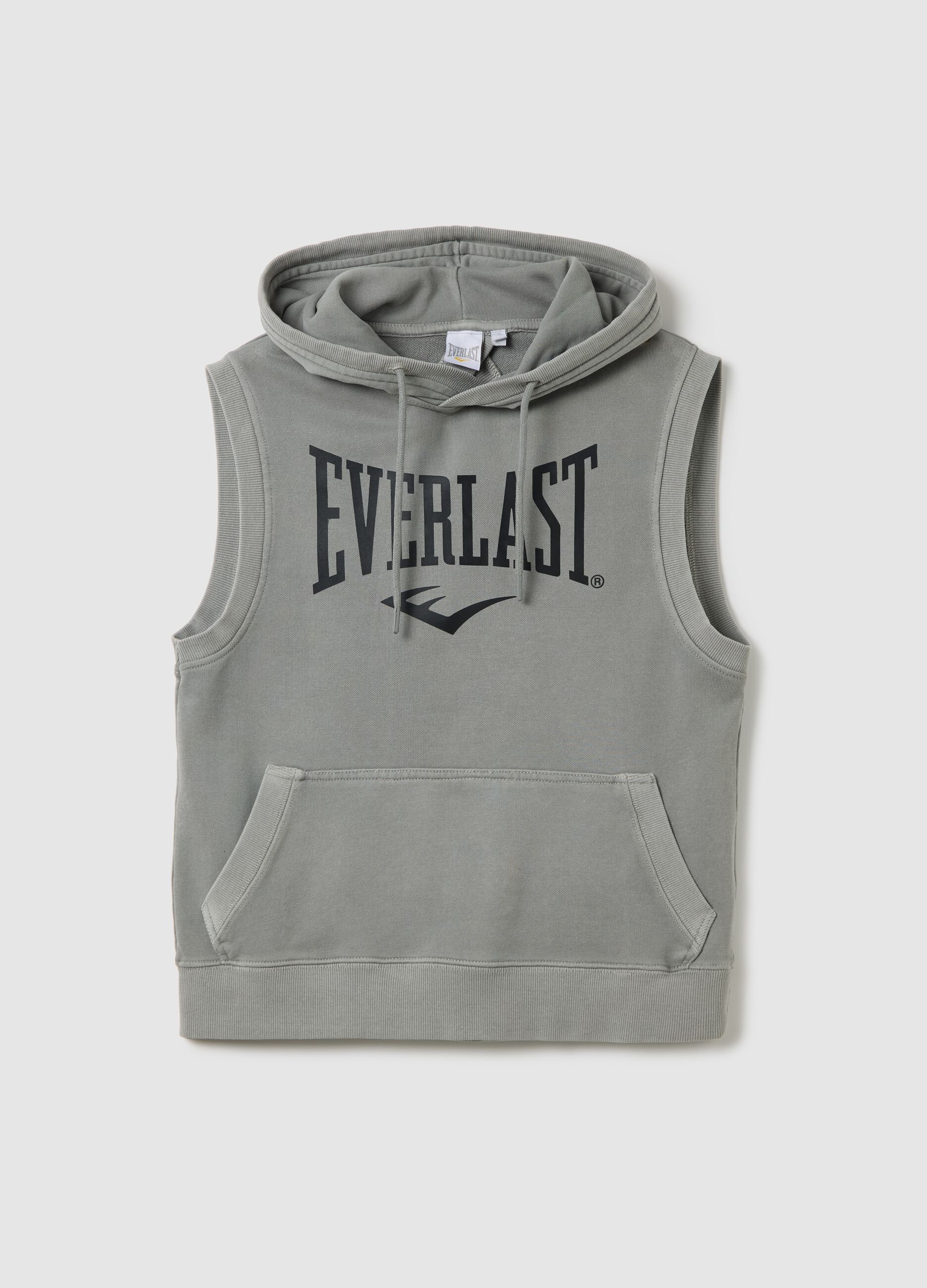 Grey Everlast Sleeveless Hoodie