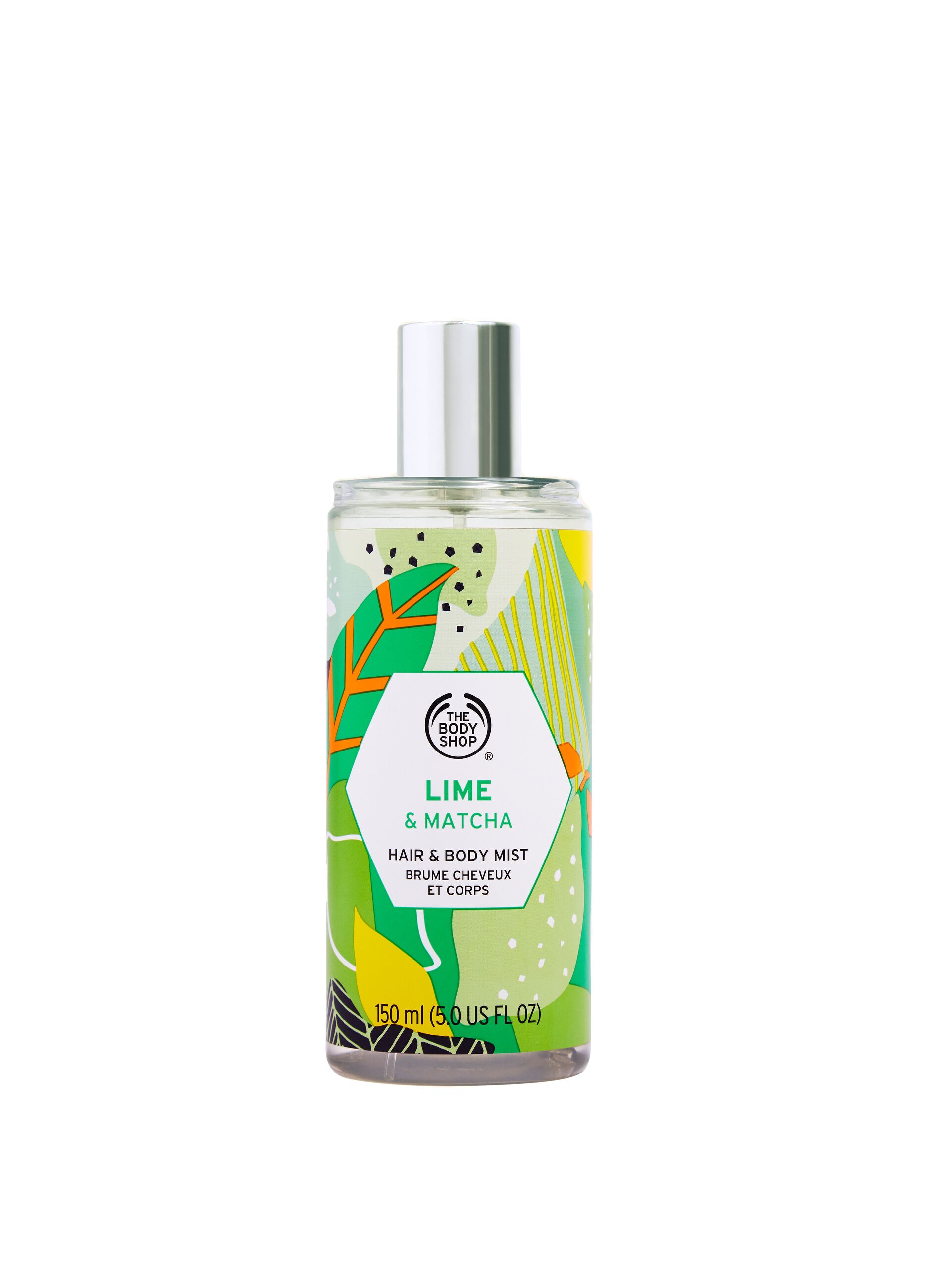 The Body Shop Lime & Matcha perfumed hair and body spray 150ml