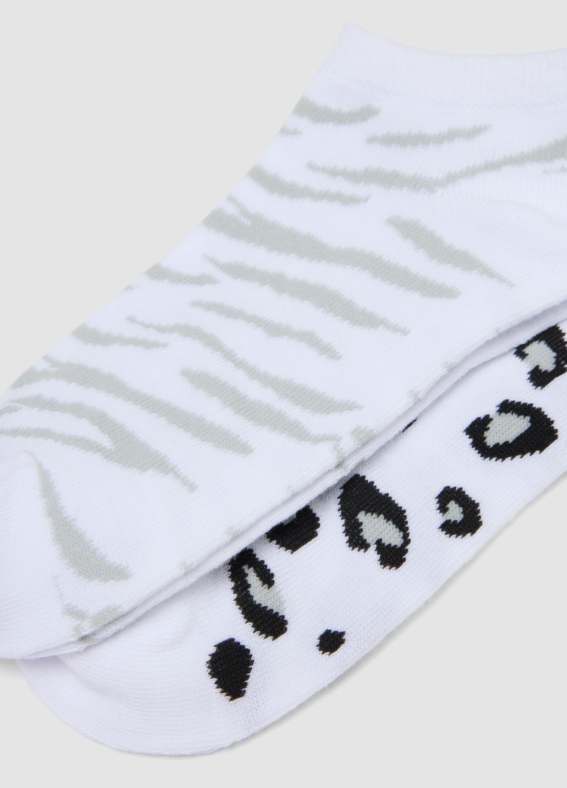 Five-pack of multicolour patterned organic cotton socks