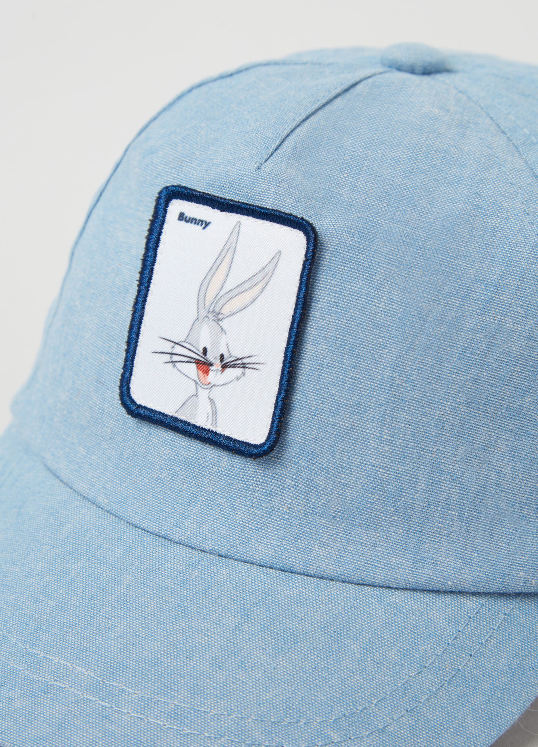 Baseball cap with Bugs Bunny patch