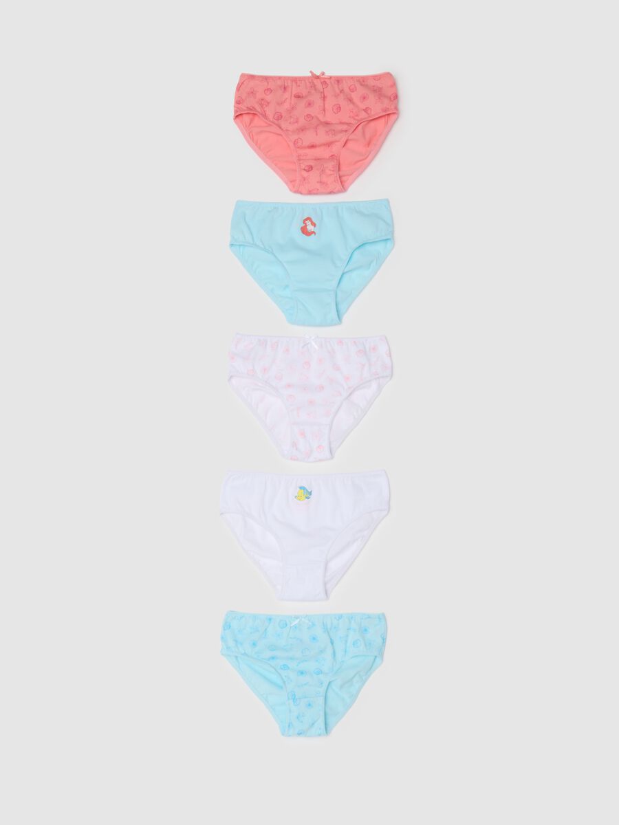 Girls' pure cotton multicolour regular fit briefs_0