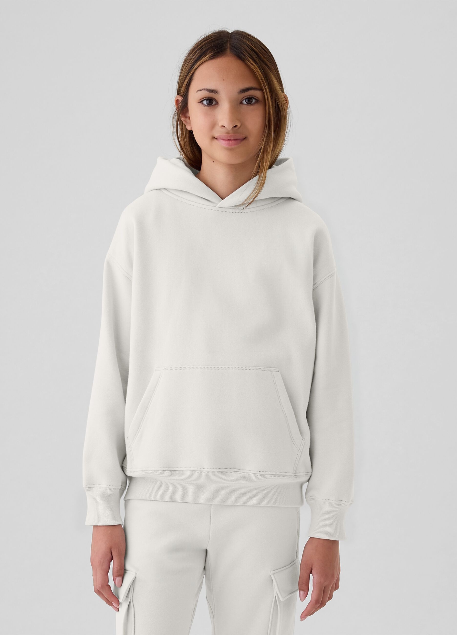 Solid colour hoodie