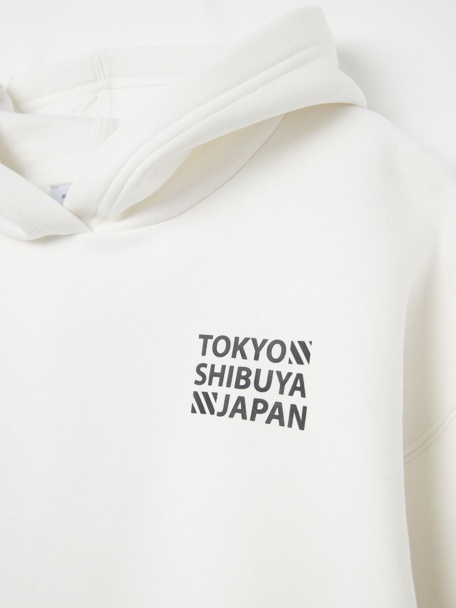 Oversized sweatshirt with hood and print_5