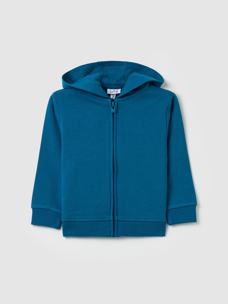 Full-zip plush hoodie_0