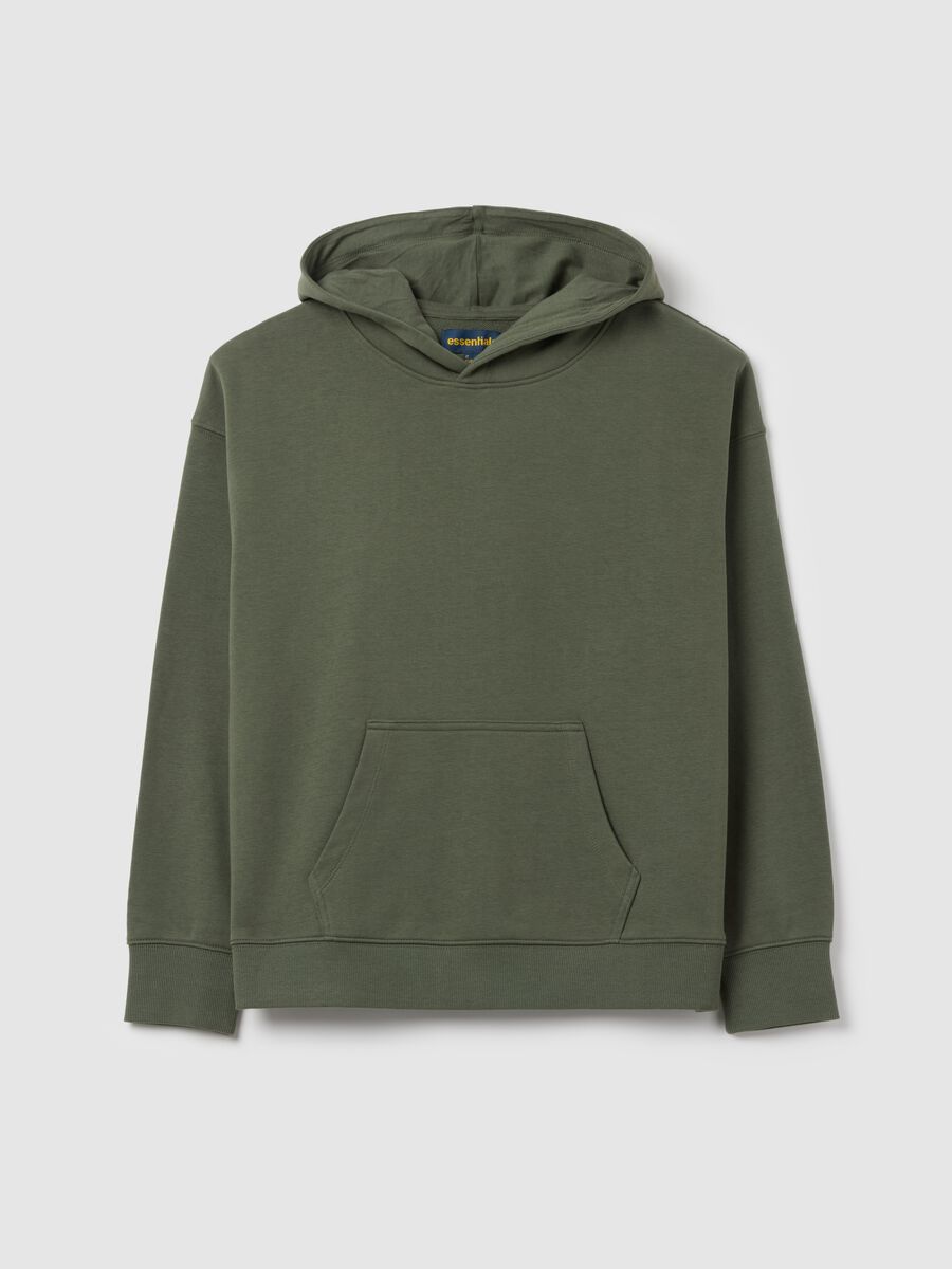French terry sweatshirt with hood_4