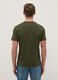 Green pure cotton regular fit T-shirt_2