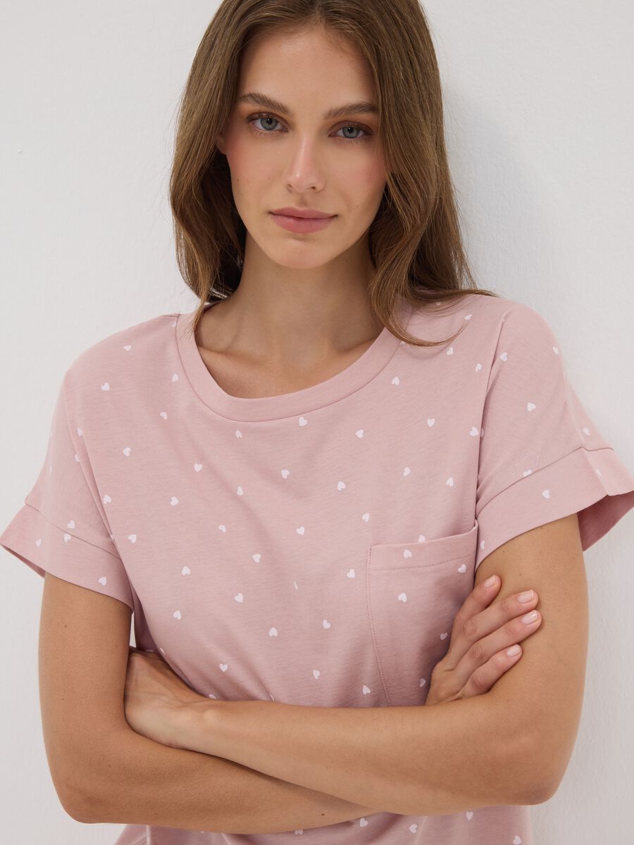 Pink pure organic cotton nightshirt_2