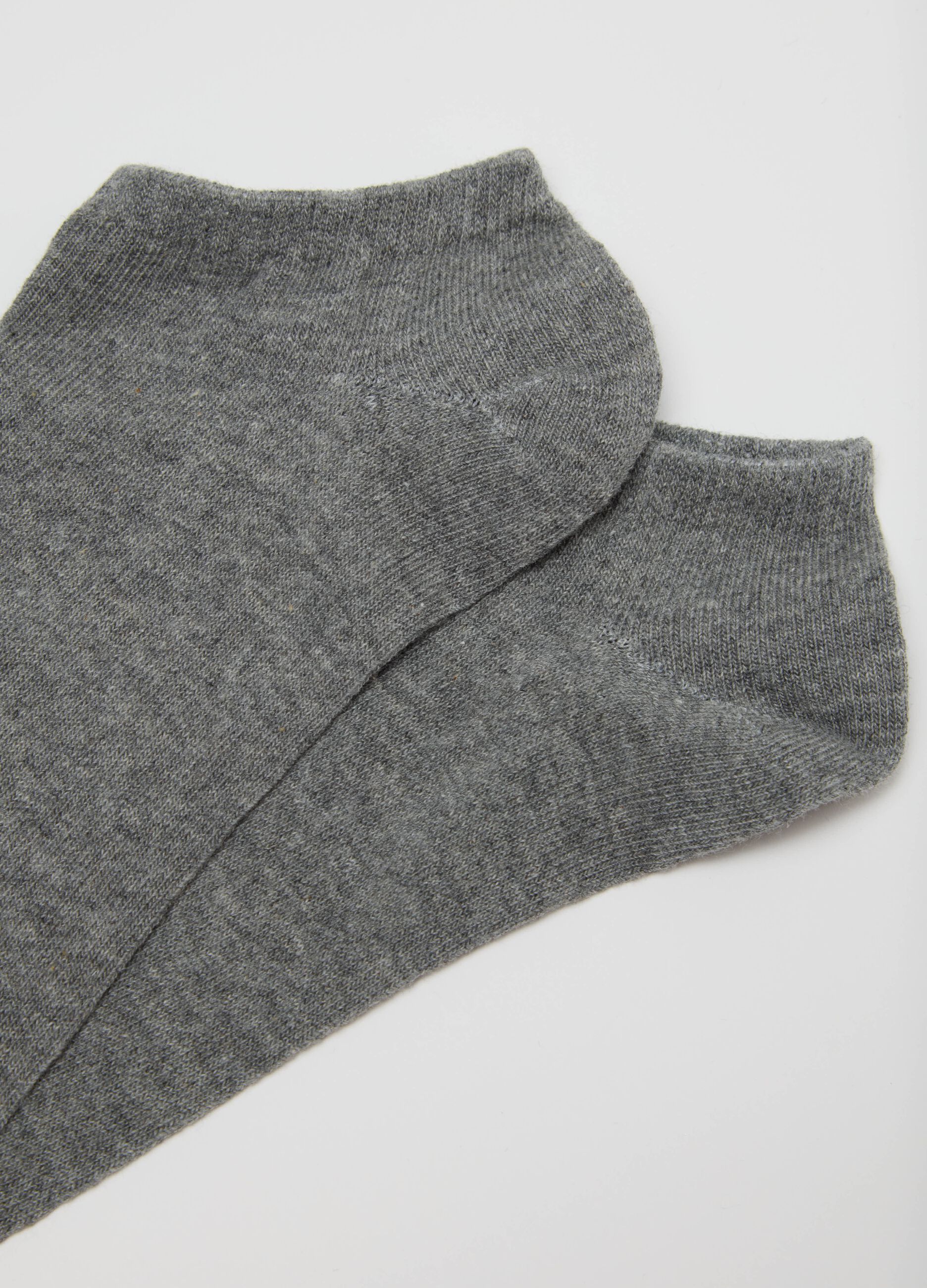 Men's Grey Cotton Blend Sock Multipack
