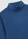 Children's blue turtleneck in pure cotton regular fit_2