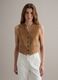 Brown Genuine Leather Waistcoat_2