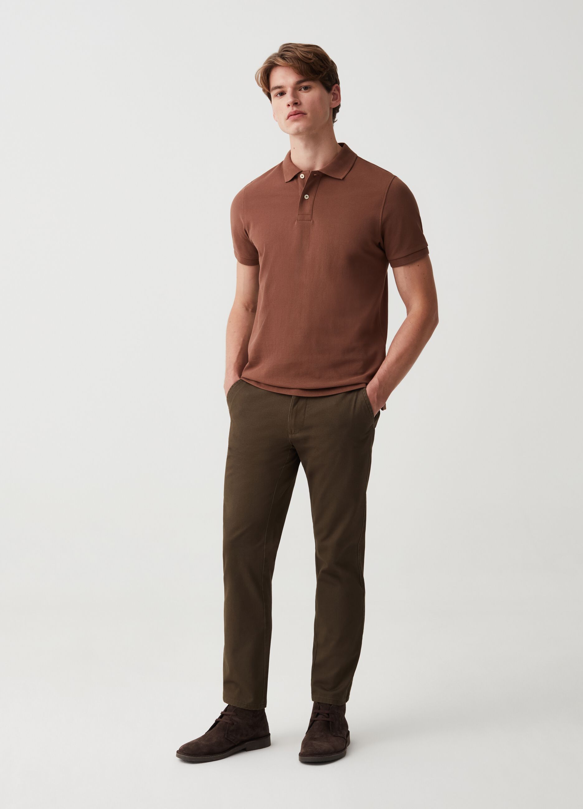 Ovs Pantalone chino in cotone