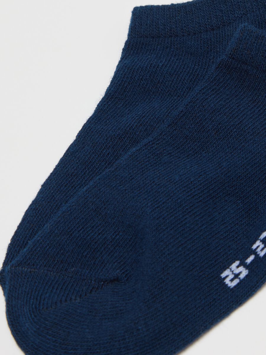 Five-pair pack shoe liners in stretch cotton_2