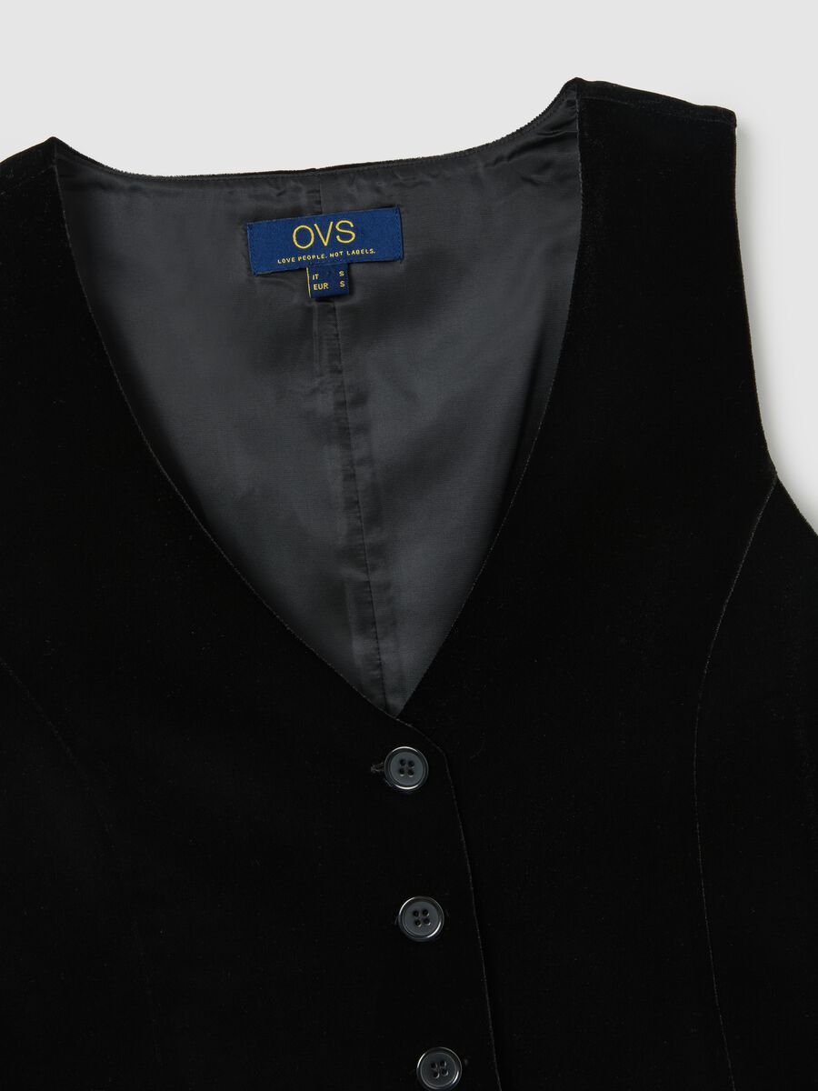Gilet nero slim fit_5