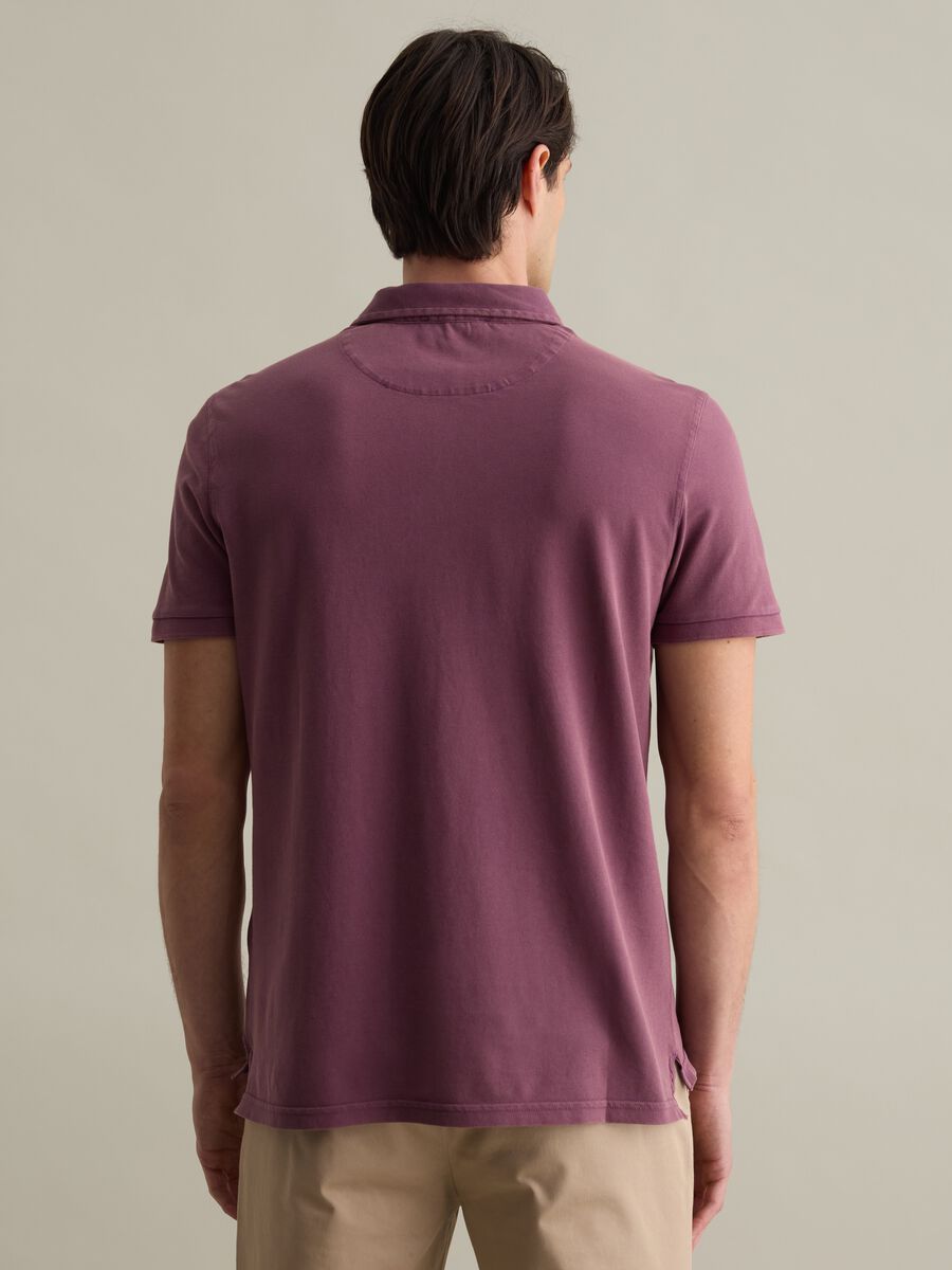 Cotton pique polo shirt_3