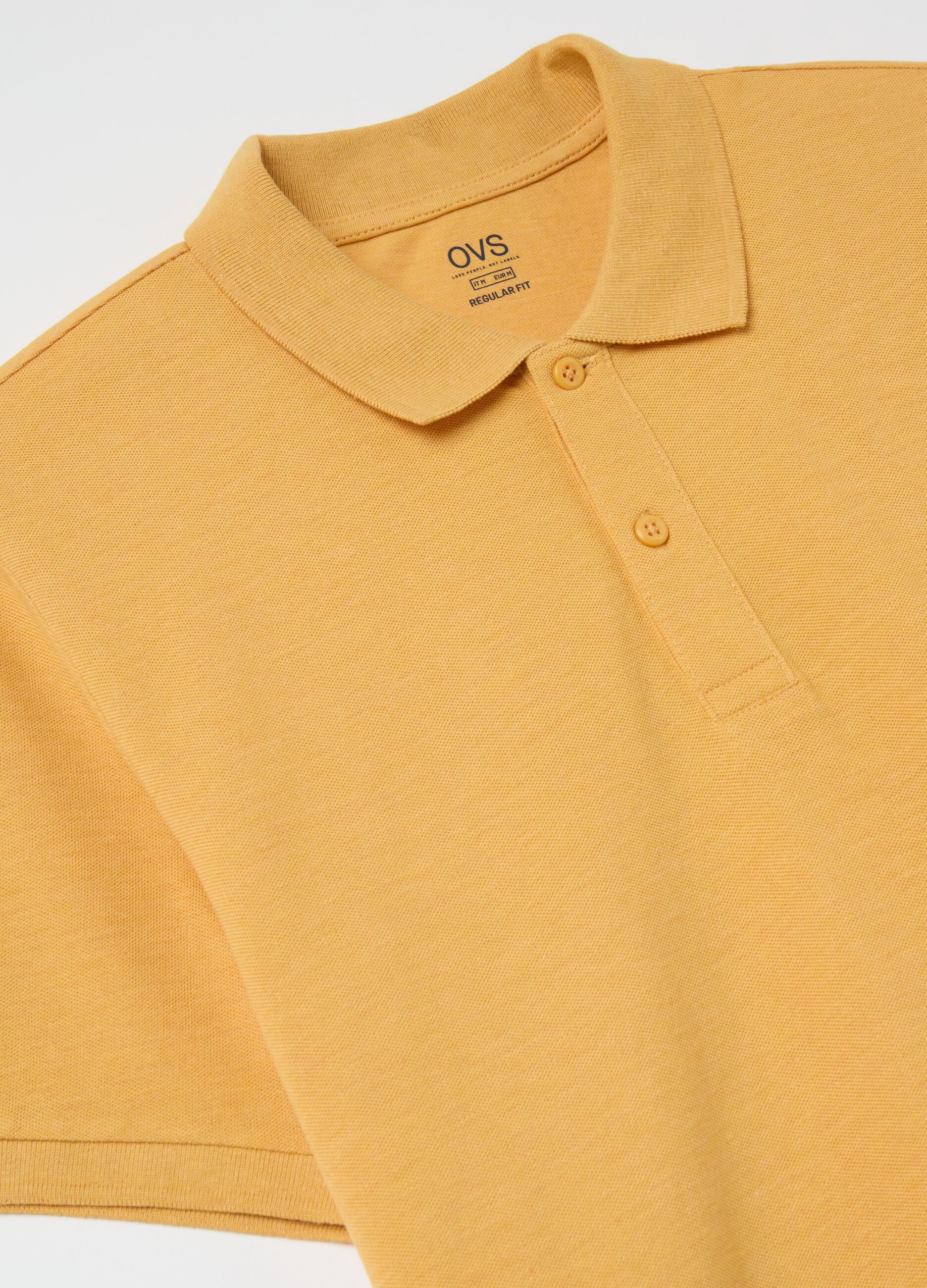 Regular-fit polo shirt in cotton