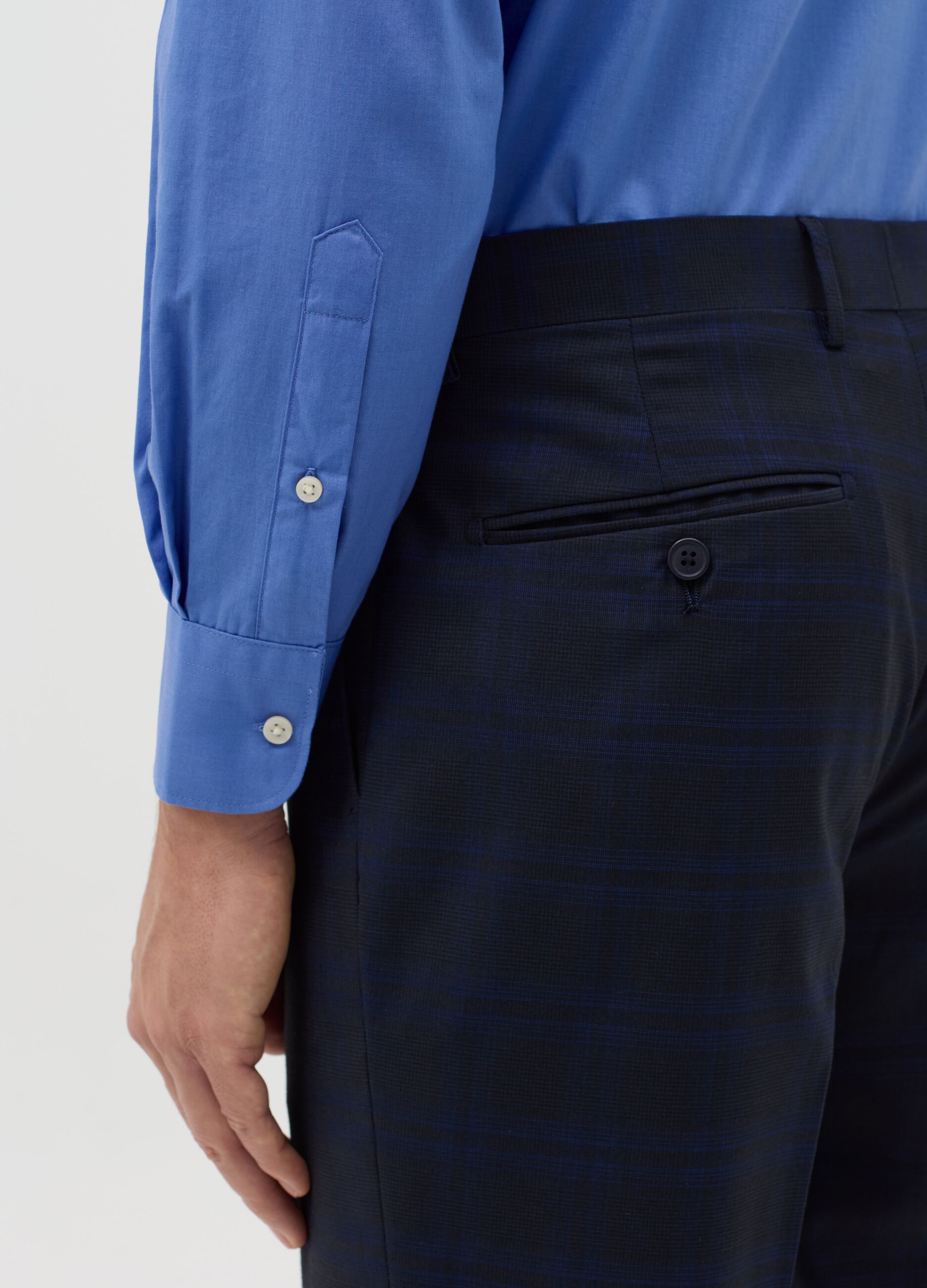 Regular-fit easy-iron shirt with pocket