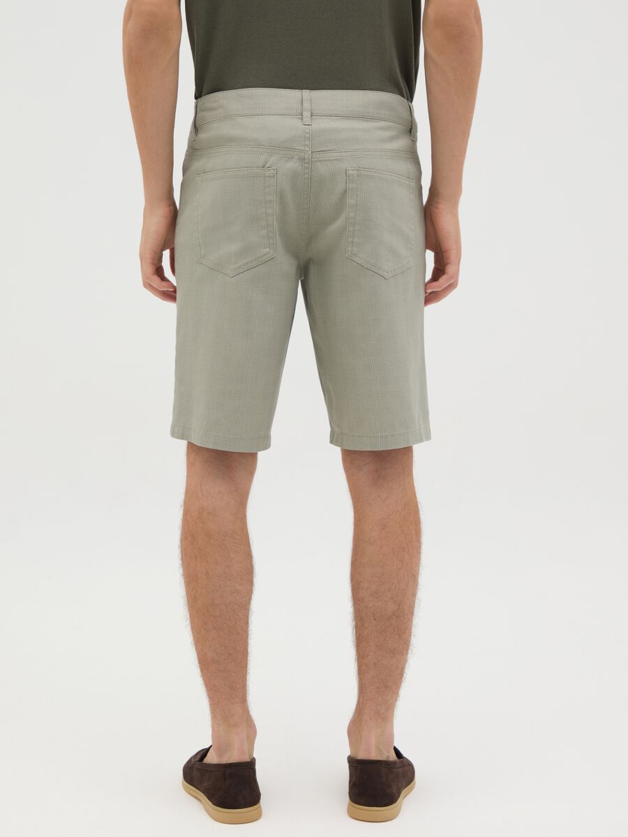 Men's Green Regular Fit Pure Cotton Shorts_3