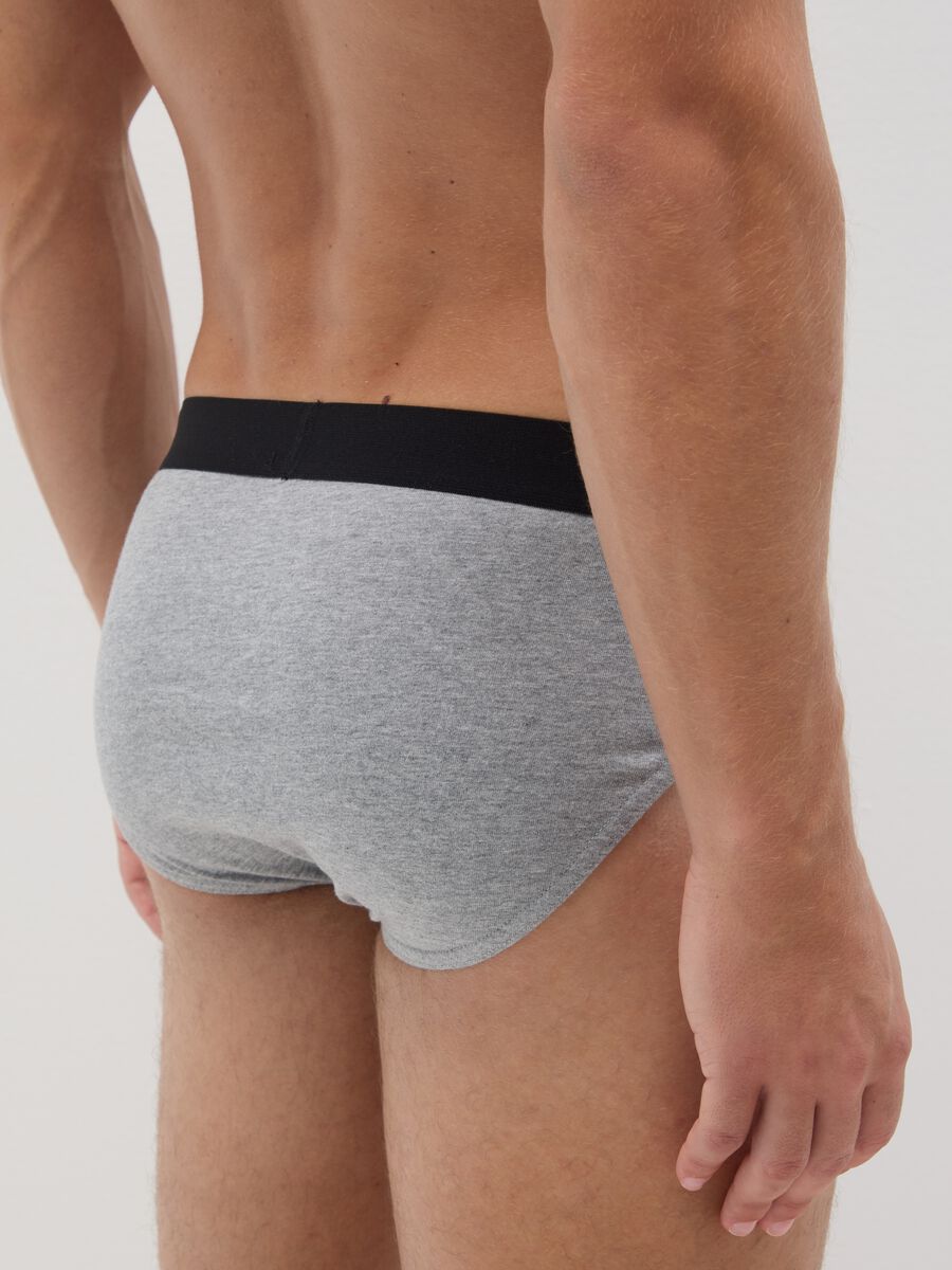 Set multipack slip in puro cotone grigio regular fit_2