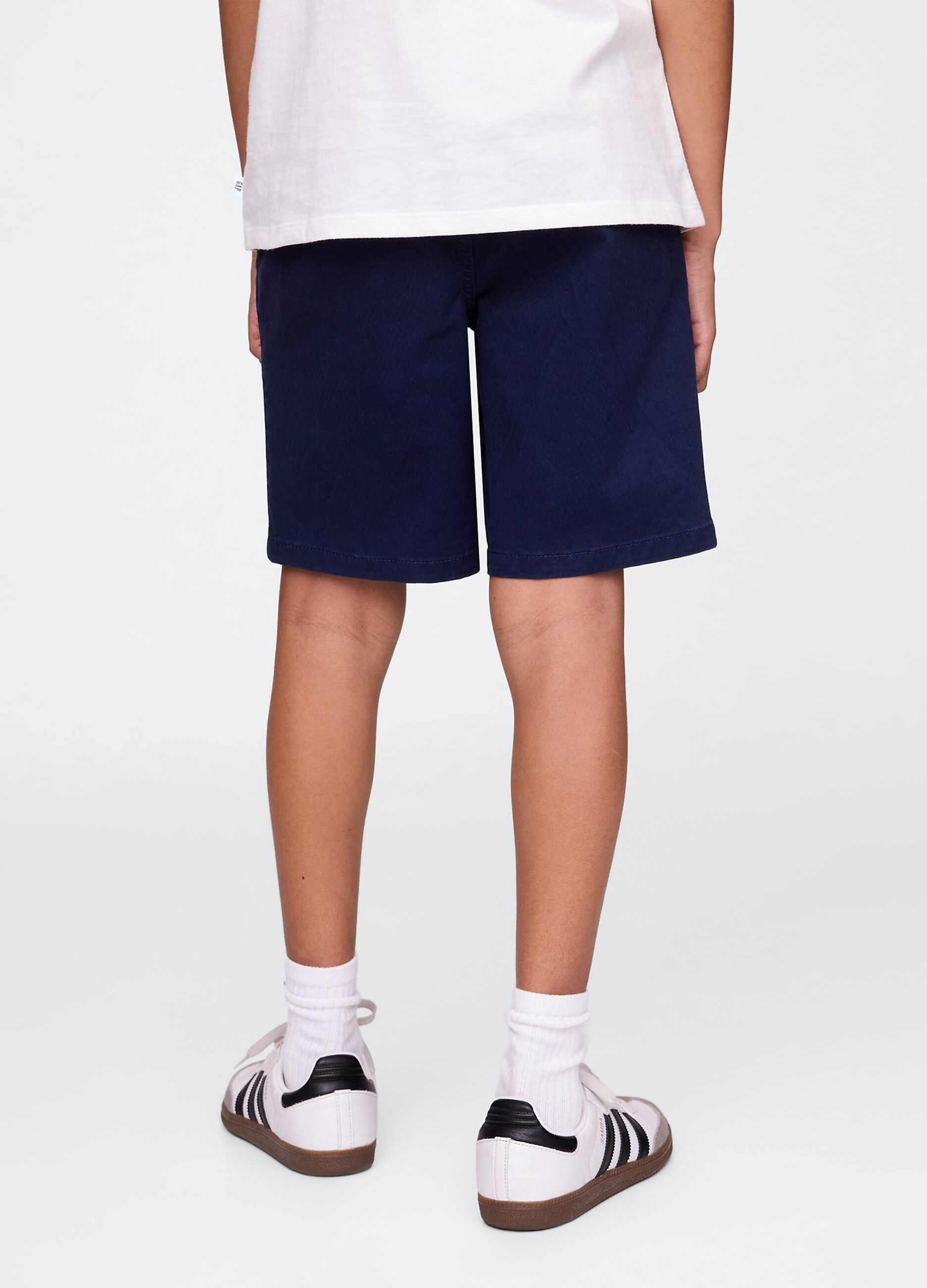 Casual Navy Blue Bermuda Shorts