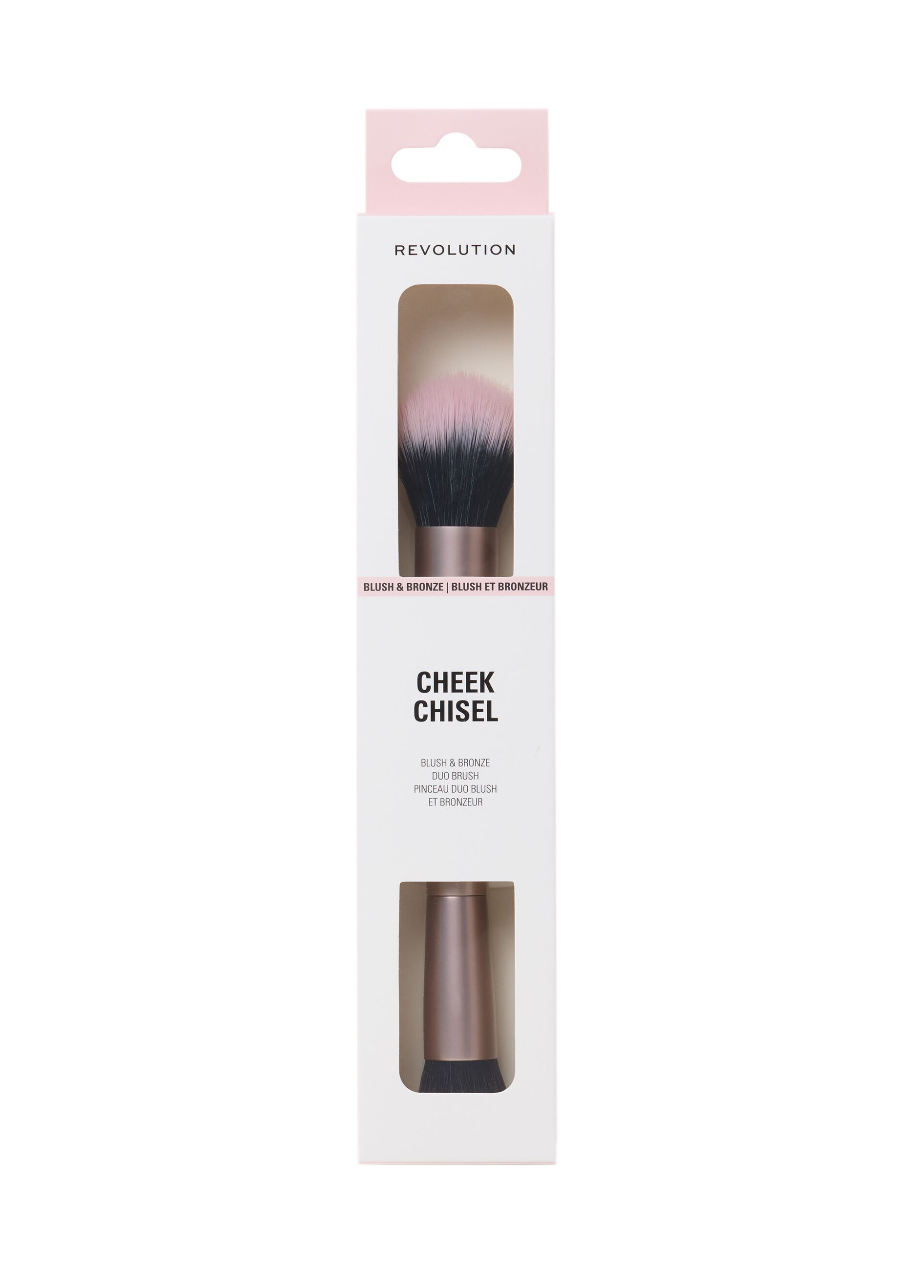 Revolution Cheek Chisel Blush & Bronze Duo Brush
