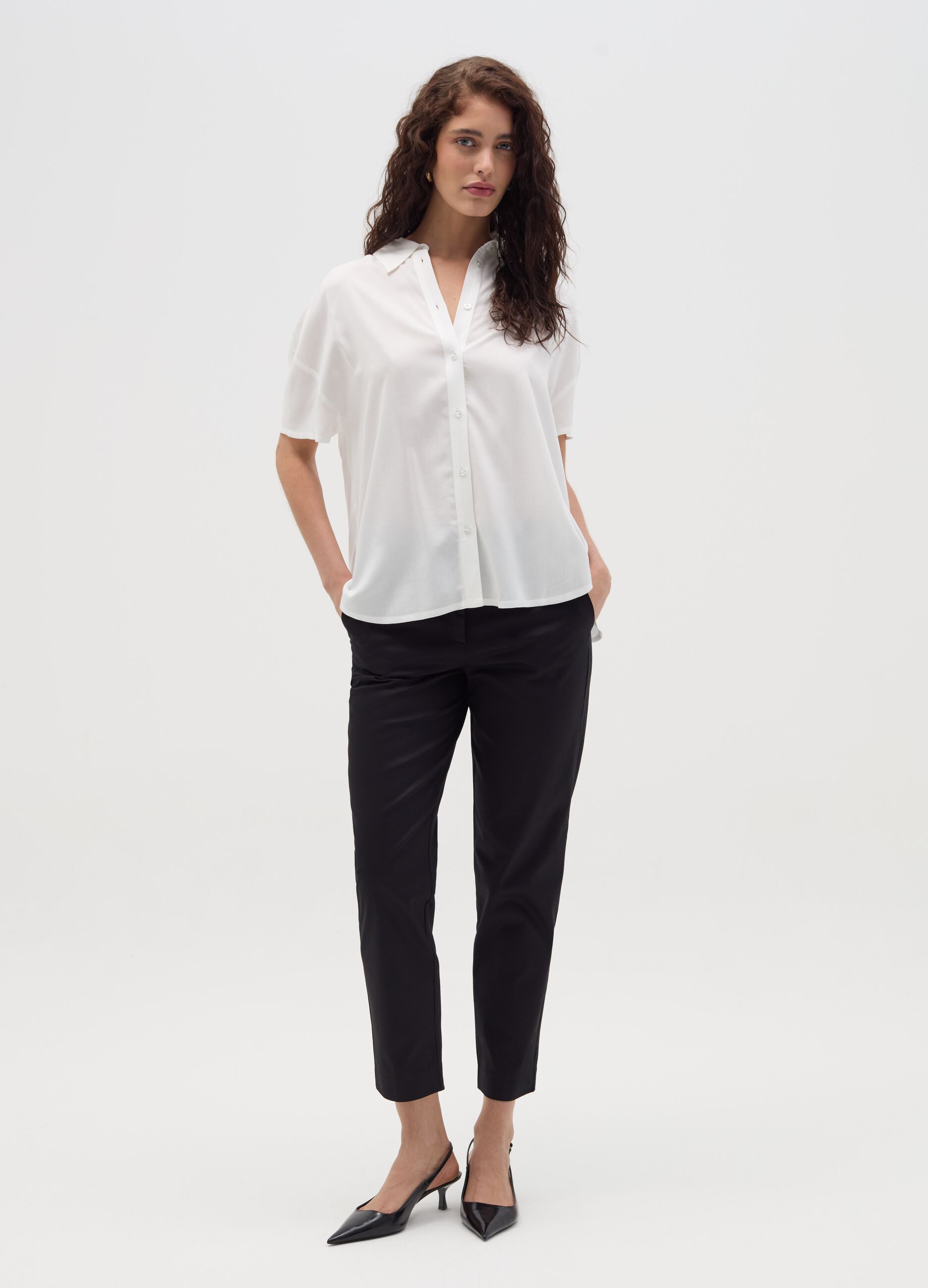 Stretch chino trousers