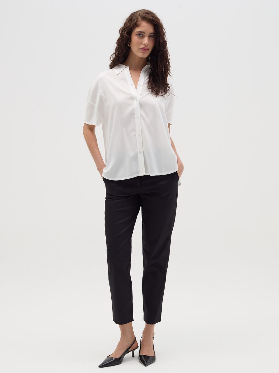 Stretch chino trousers_0