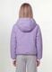 Purple reversible ultralight hooded jacket with zip for girls_3