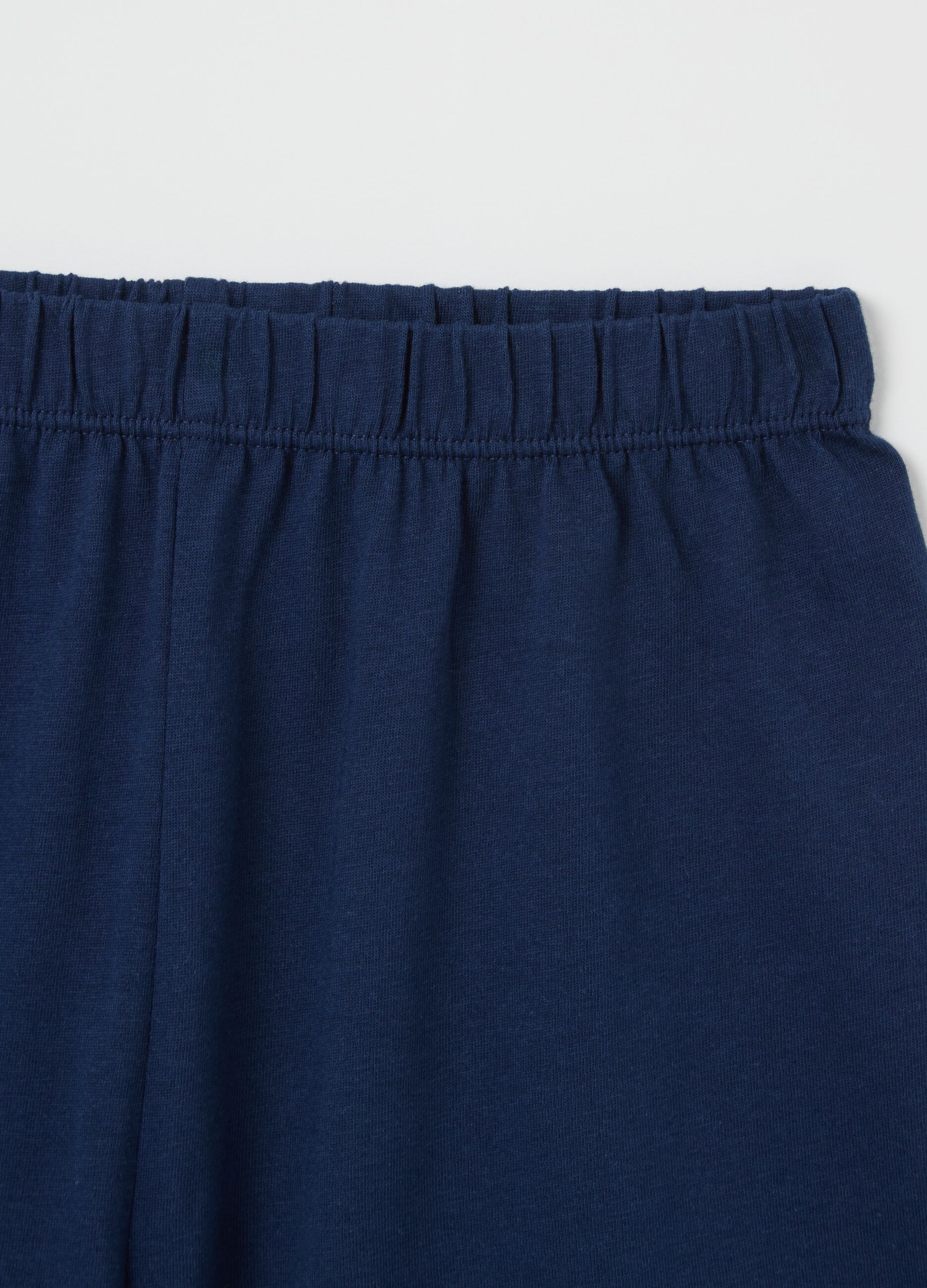 Boys' pyjamas with shark print in cotton