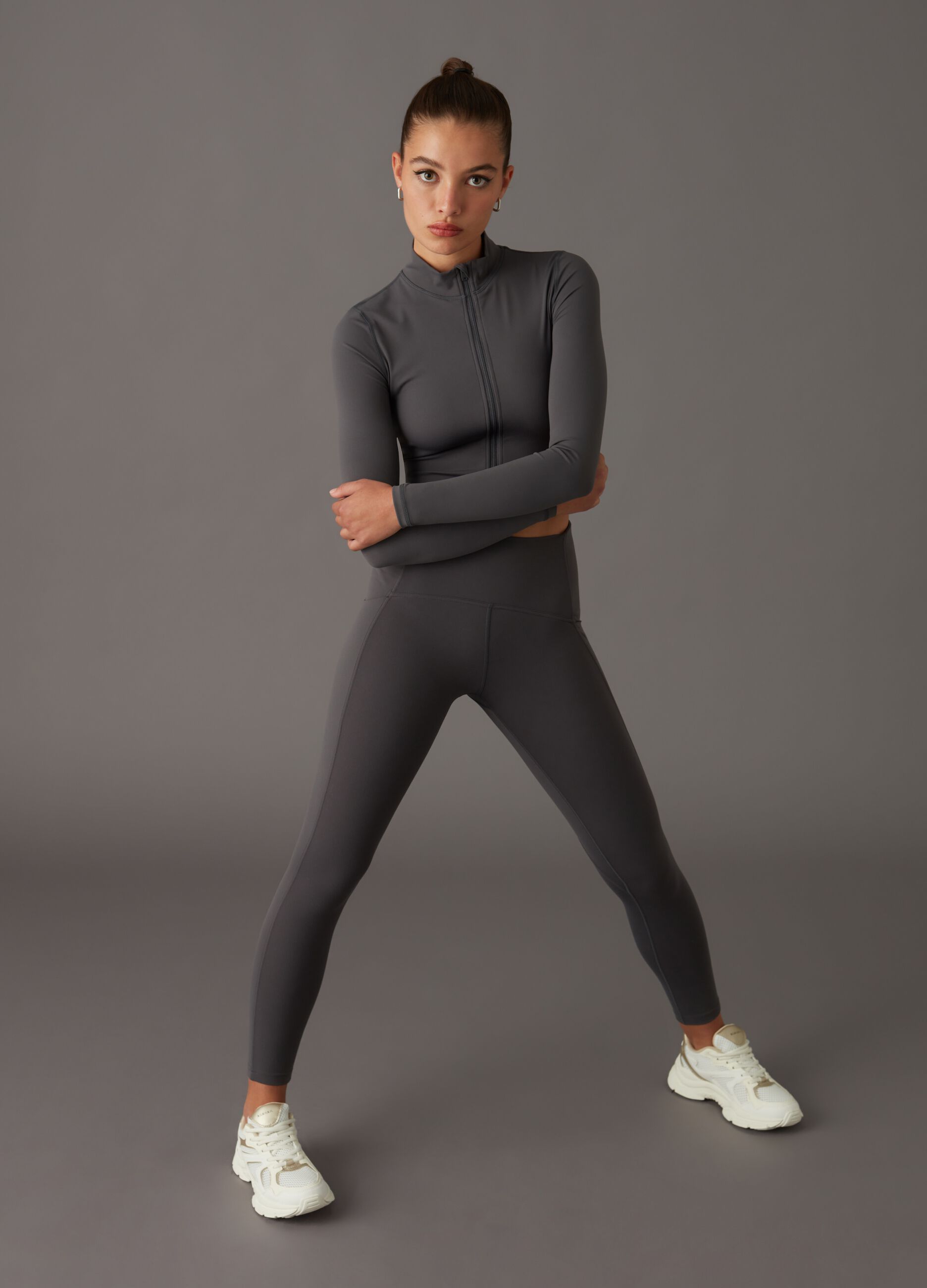 Leggings stretch Grey_1