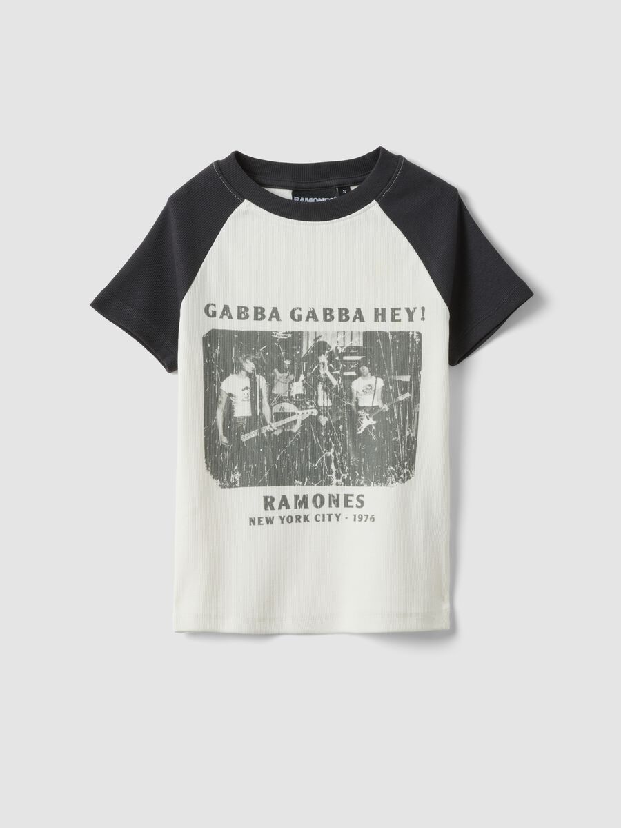 Multicolour fitted stretch cotton t-shirt_4