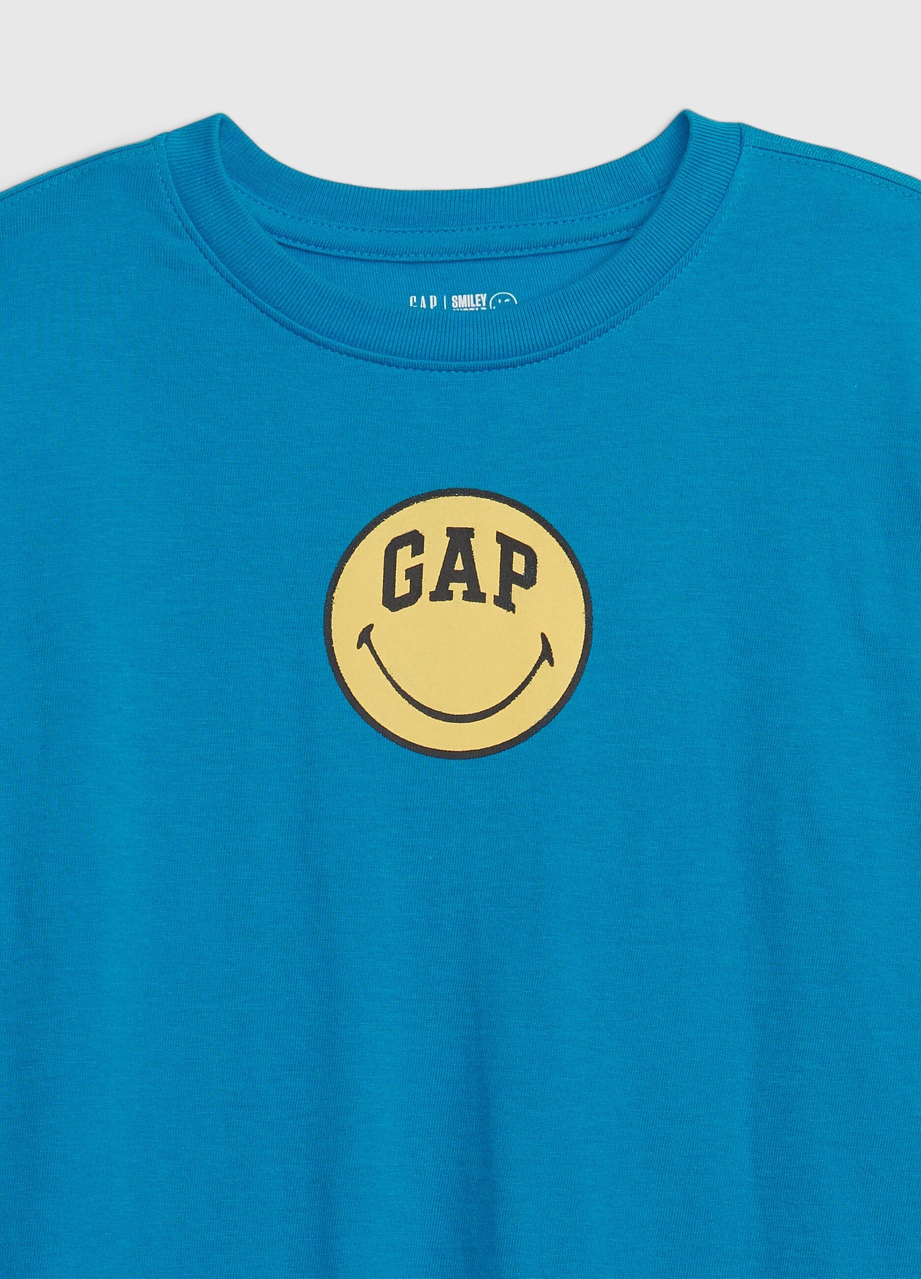 T-shirt con stampa logo e Smiley®