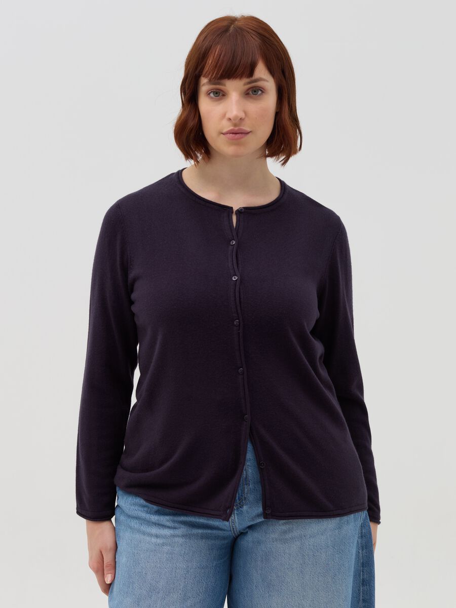 Cardigan con bottoncini Curvy_0