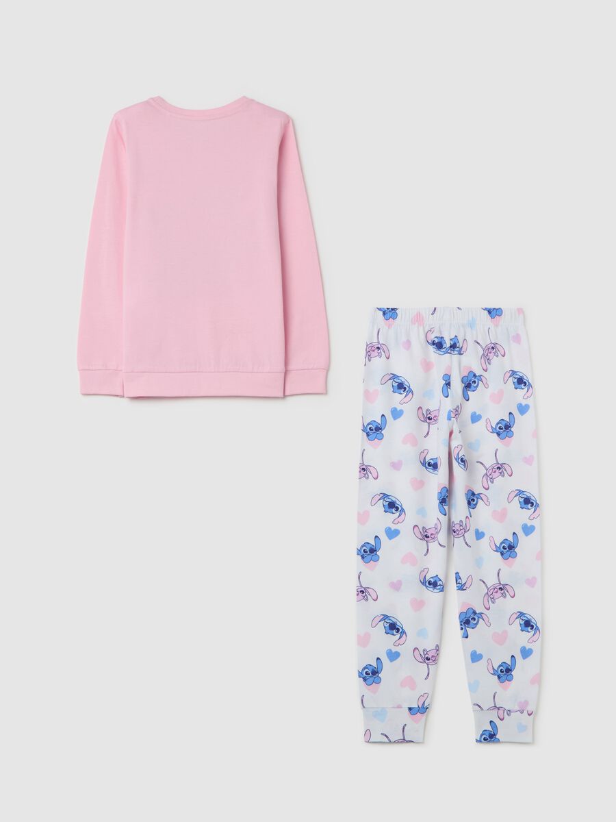 Long pyjamas with Stitch and Angel print_1