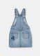 Pinafore in denim with heart embroidery_1