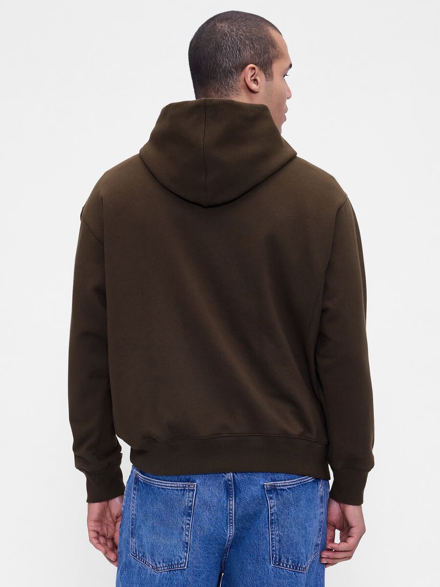 Brown Hooded Sweatshirt_1