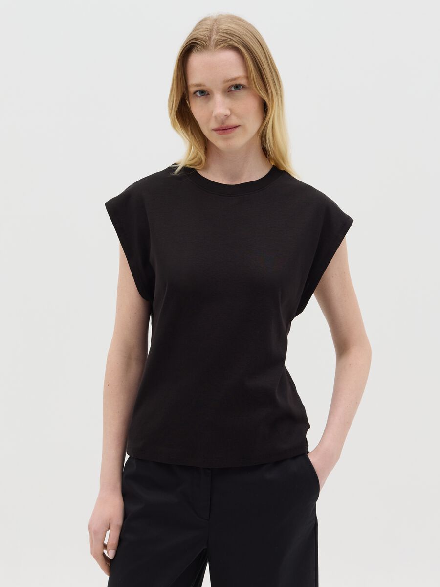 T-shirt with kimono sleeves_0