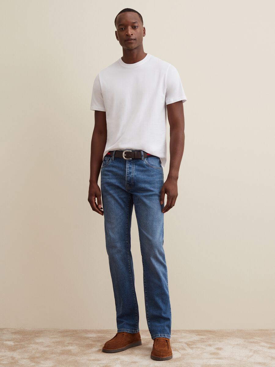 Jeans regular fit cinque tasche_0