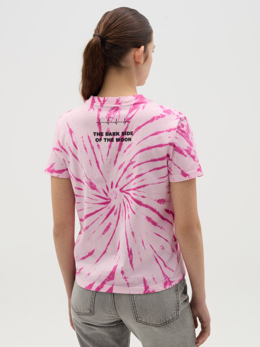 Tie-dye T-shirt with Pink Floyd print_2