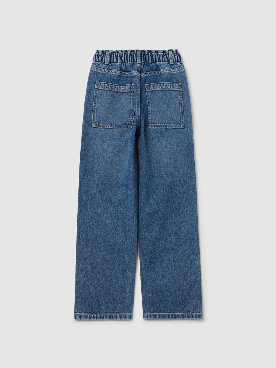 Jeans paper bag con tasche_4