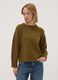 Green stretch-fabric oversized top_2