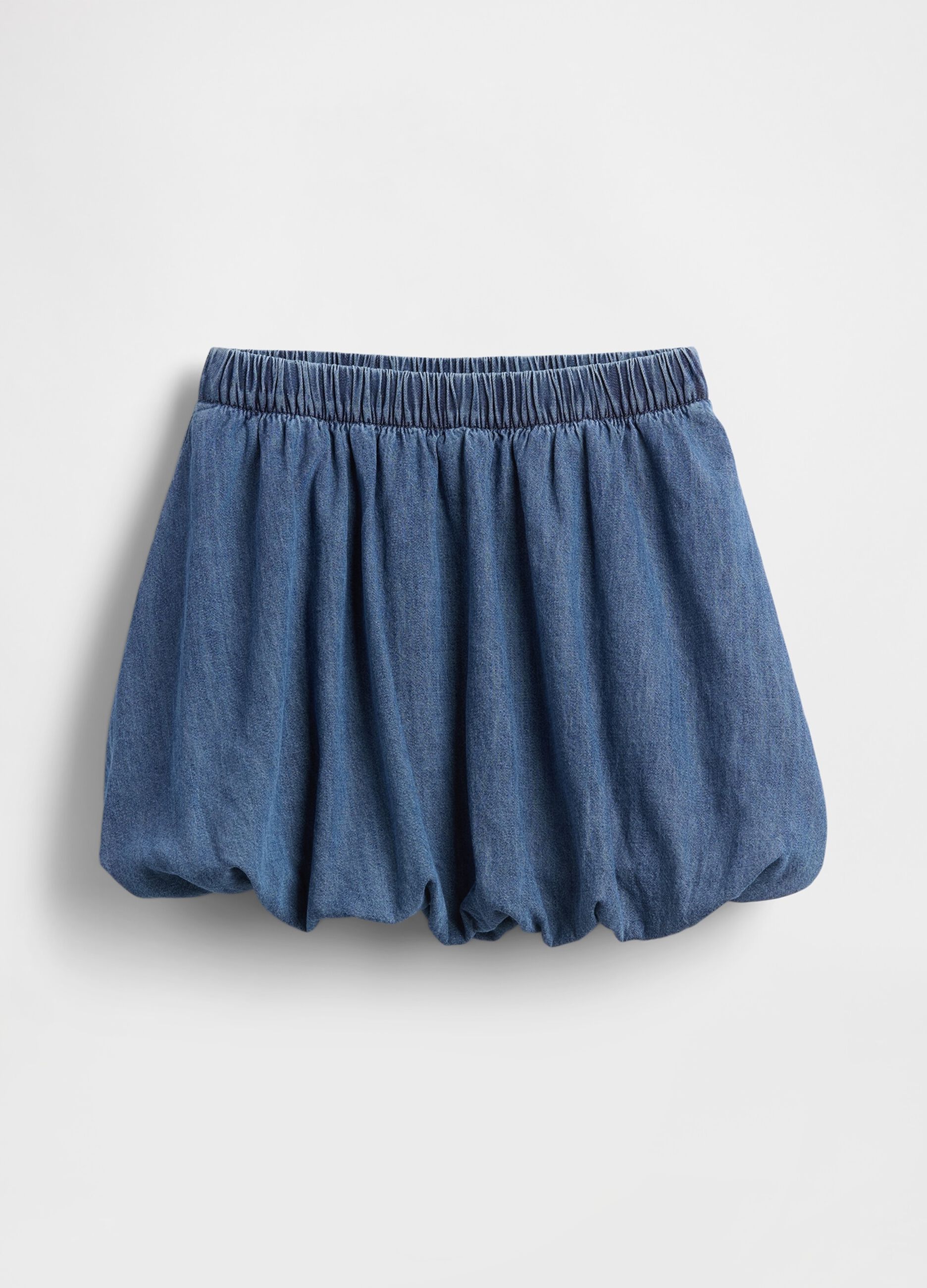 Gonna denim corta per bambina