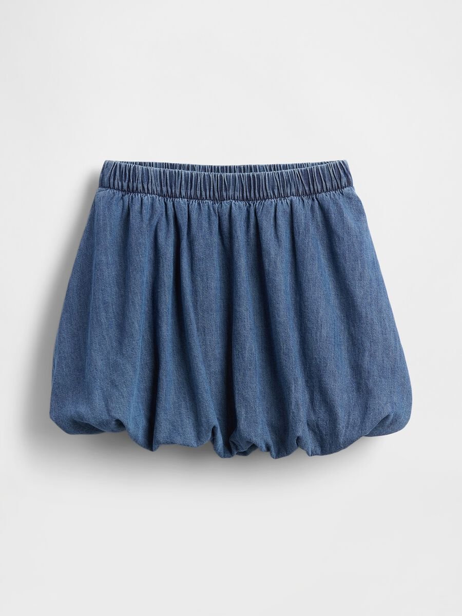 Gonna denim corta per bambina_2