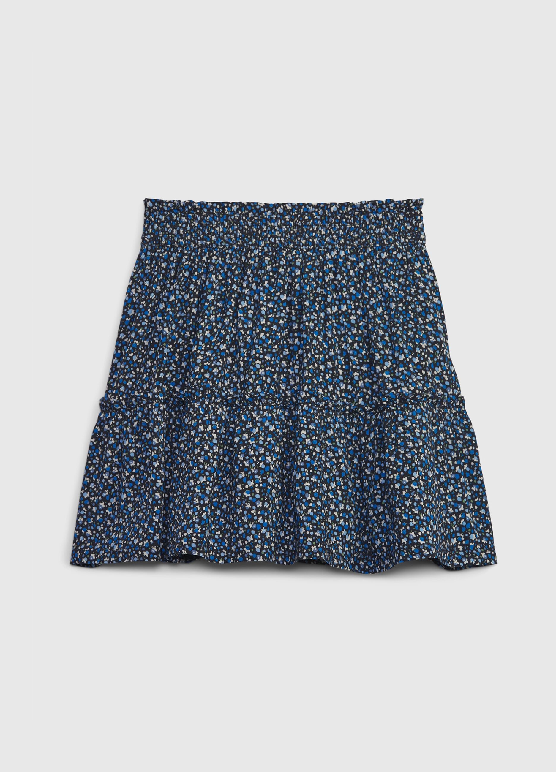 Minigonna floreale cheap